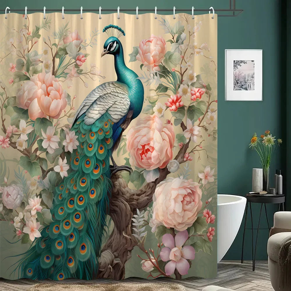 Peacock Shower Curtain