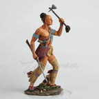 Resin Native American Warrior Statue Tribal Hunter Figurine