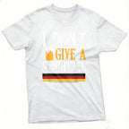 I Dont Give A Schnitzel Beer Germany Flag Men T-Shirt