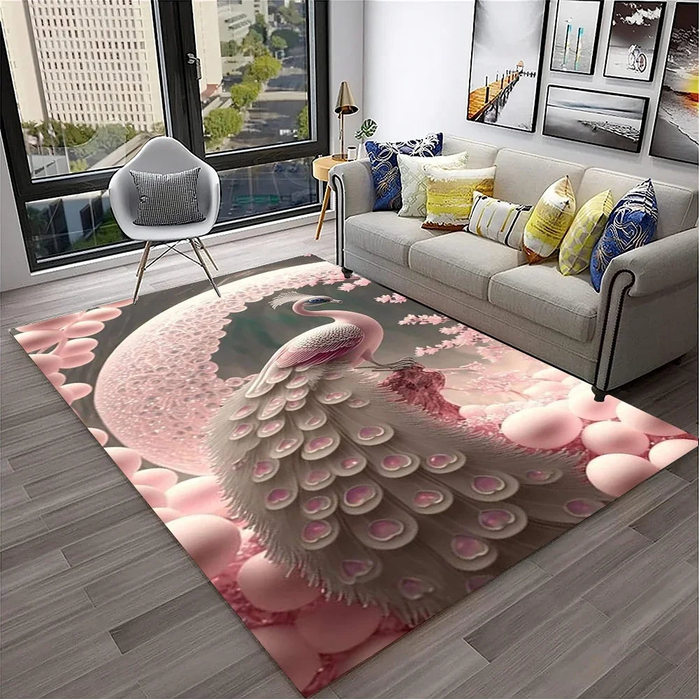 Peacock Rug Doormat