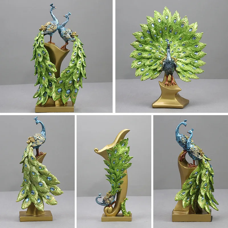 European Peacock Ornaments