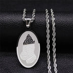 The Virgin Mary Stainless Steel Necklace