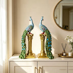Luxury Couple Peacock Statue Sculpture