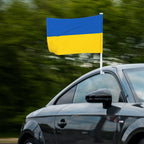 Ukraine Window Car Falg