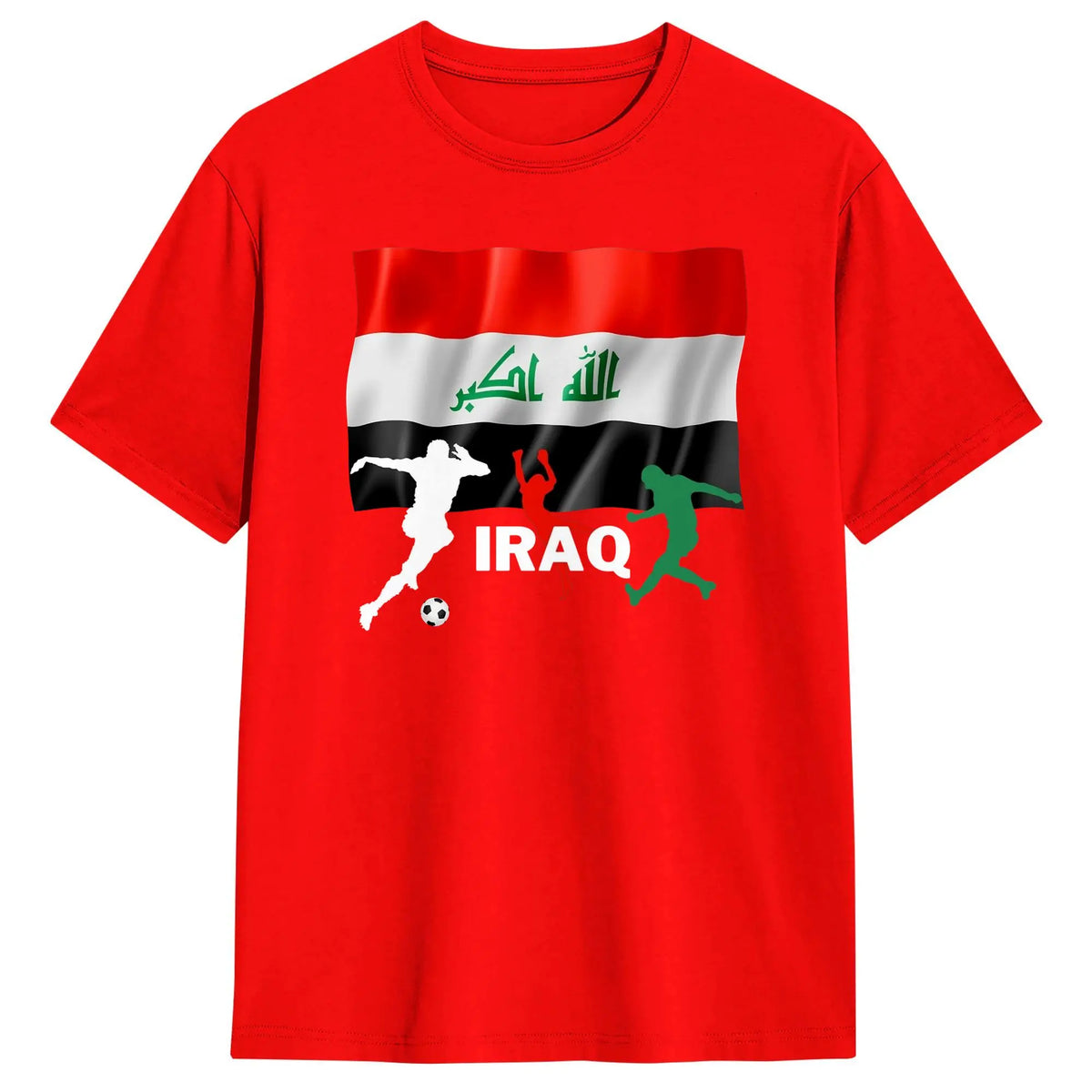 Iraq Flag Soccer T Shirt