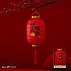 Chinese lamp LED Glowing classical red paper lantern