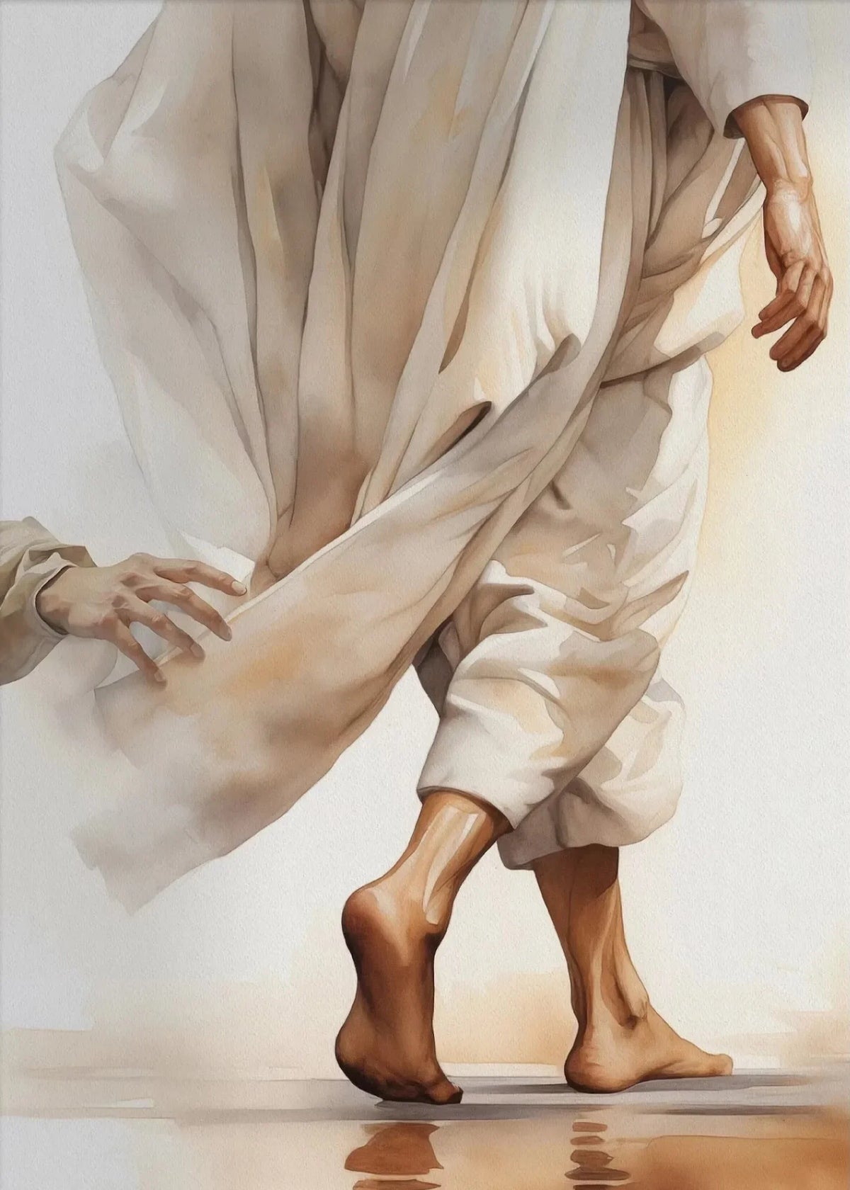 Jesus and The Cross Jesus Poster
