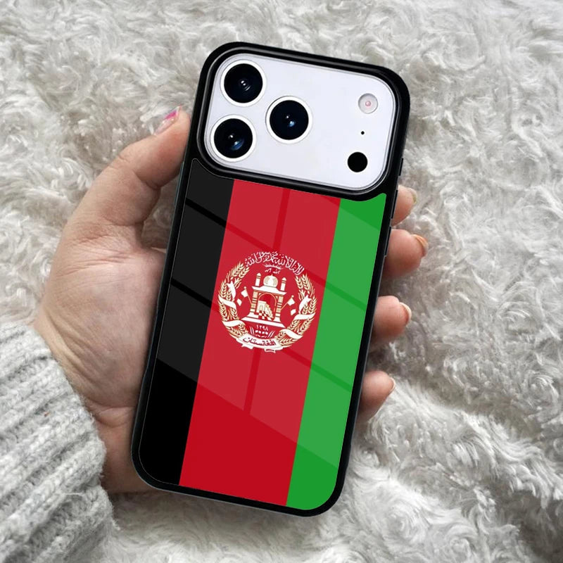 Afghan Flag soft Phone Case For iPhone