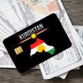 Flag of Kurdistan Poster Film Skin Cover Credit Card Stickers