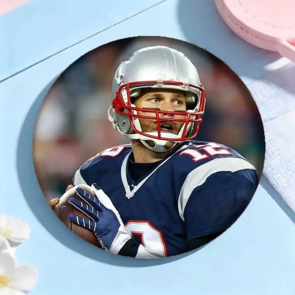 Football player Tom Brady Brooches Badges Pins
