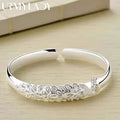Adjustable Sterling silver elegant Peacock bracelet