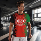Afghanistan Flag 3D Printed Men T-Shirt For Running Bike Soccer Tennis Fitness Sports tshirt Mesh Fans T-shirt