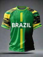 Brazil Football Jersey Short Sleeve