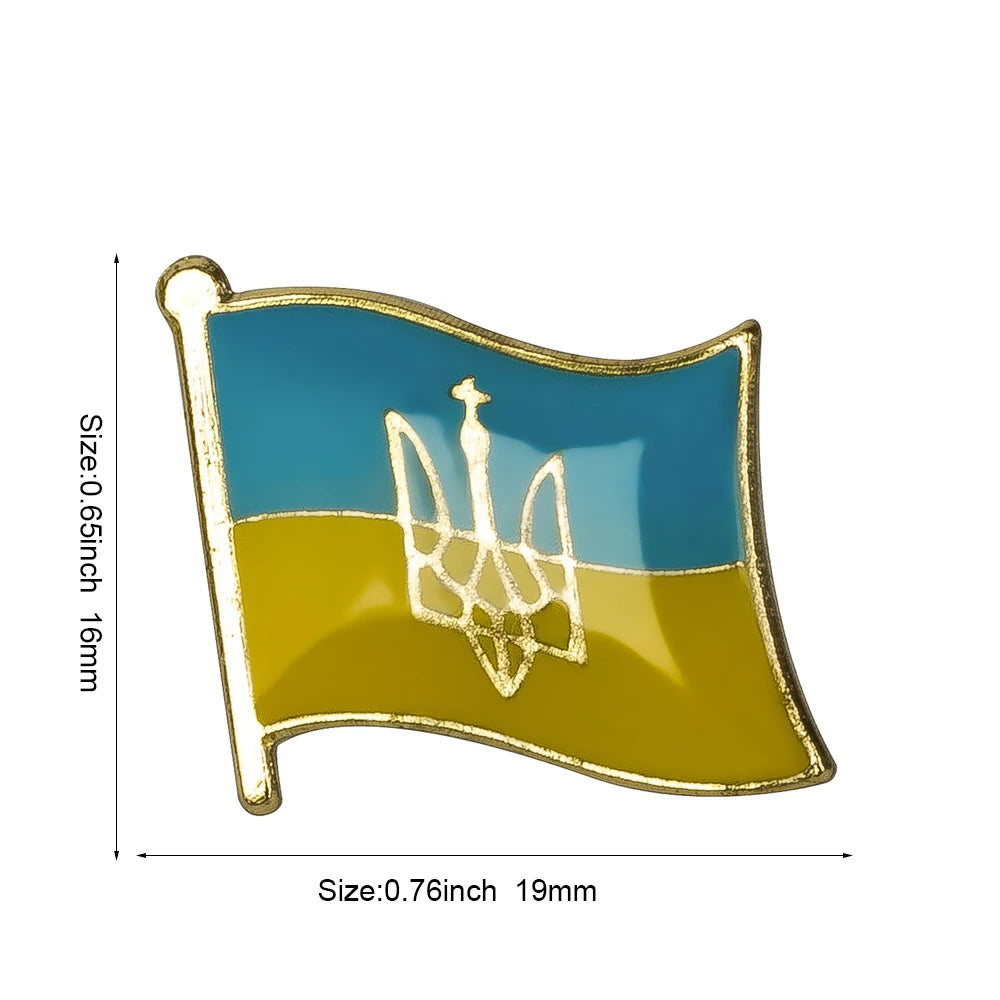 Ukraine Flag Laple Pin Badge