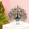 1Pcs Quality 2D Crystal Peacock