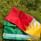 90*150cm Kurdistan Flag Hanging Polyester