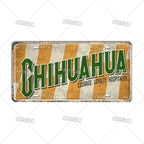 Artisian MEXICO License Plate