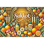 Jewish Collection Festival Rosh Hashanah Hanukkah Party Photo Backdrop