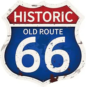Route 66 America Signs Vintage Metal