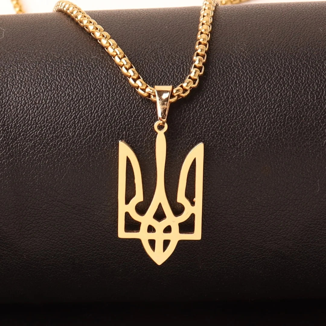 Ukraine Emblem Necklace