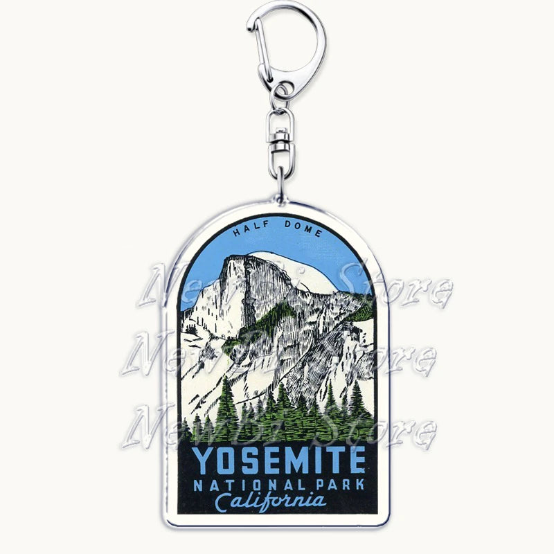 US Travel Keychain