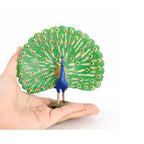 Plastic Farm Life Peacock Toy Figure