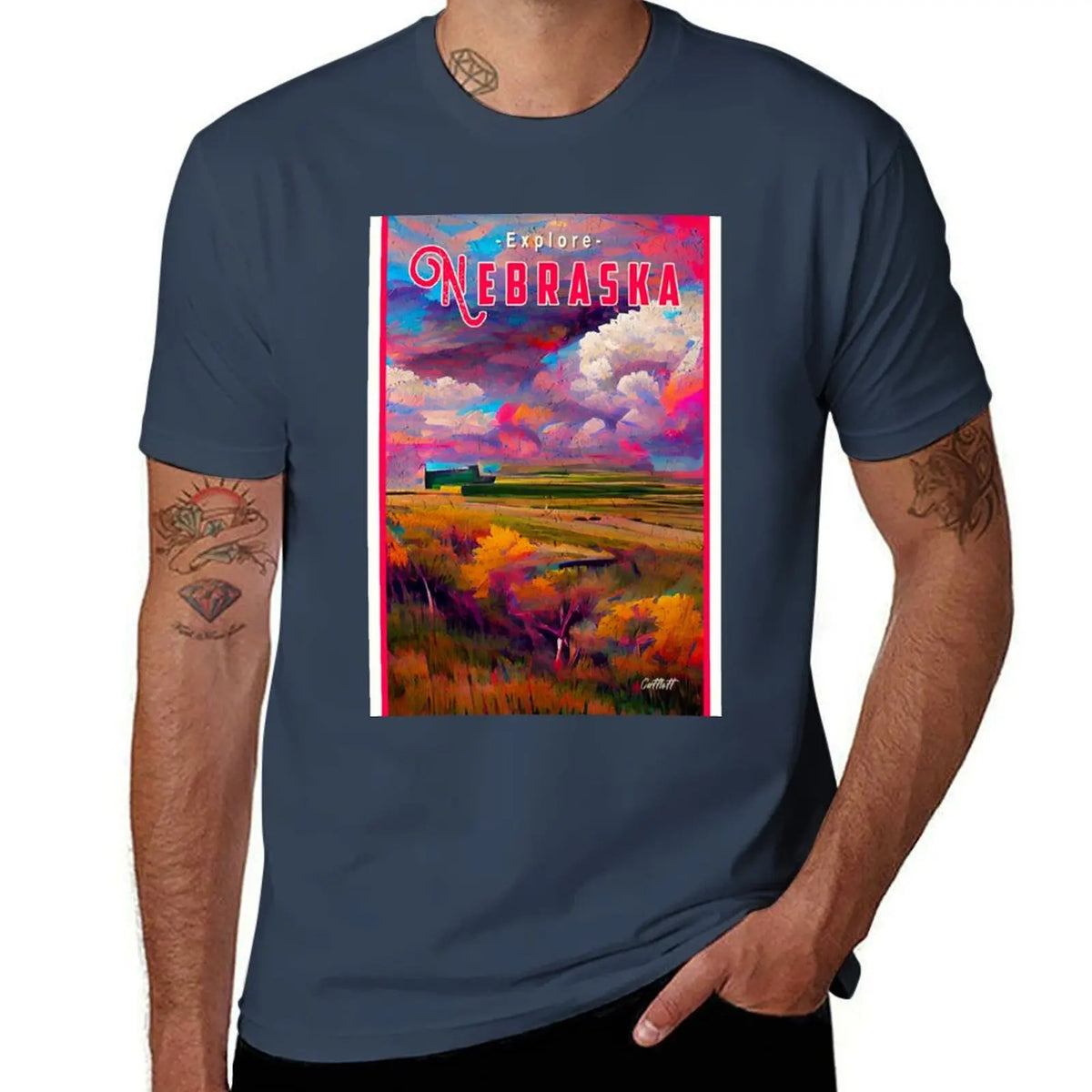 Pretty Travel Nebraska T-Shirt