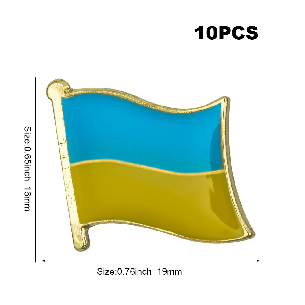 10pc Ukraine Friendship Badge International Collections