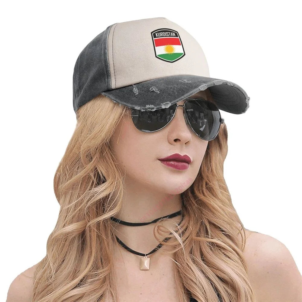 Kurdistan Baseball Cap Unisex Soft Adjustable