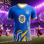 Ukraine Football Jersey T Shirt