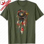 Native American Indian Tribe Dreamcatcher Artwork T-Shirt
