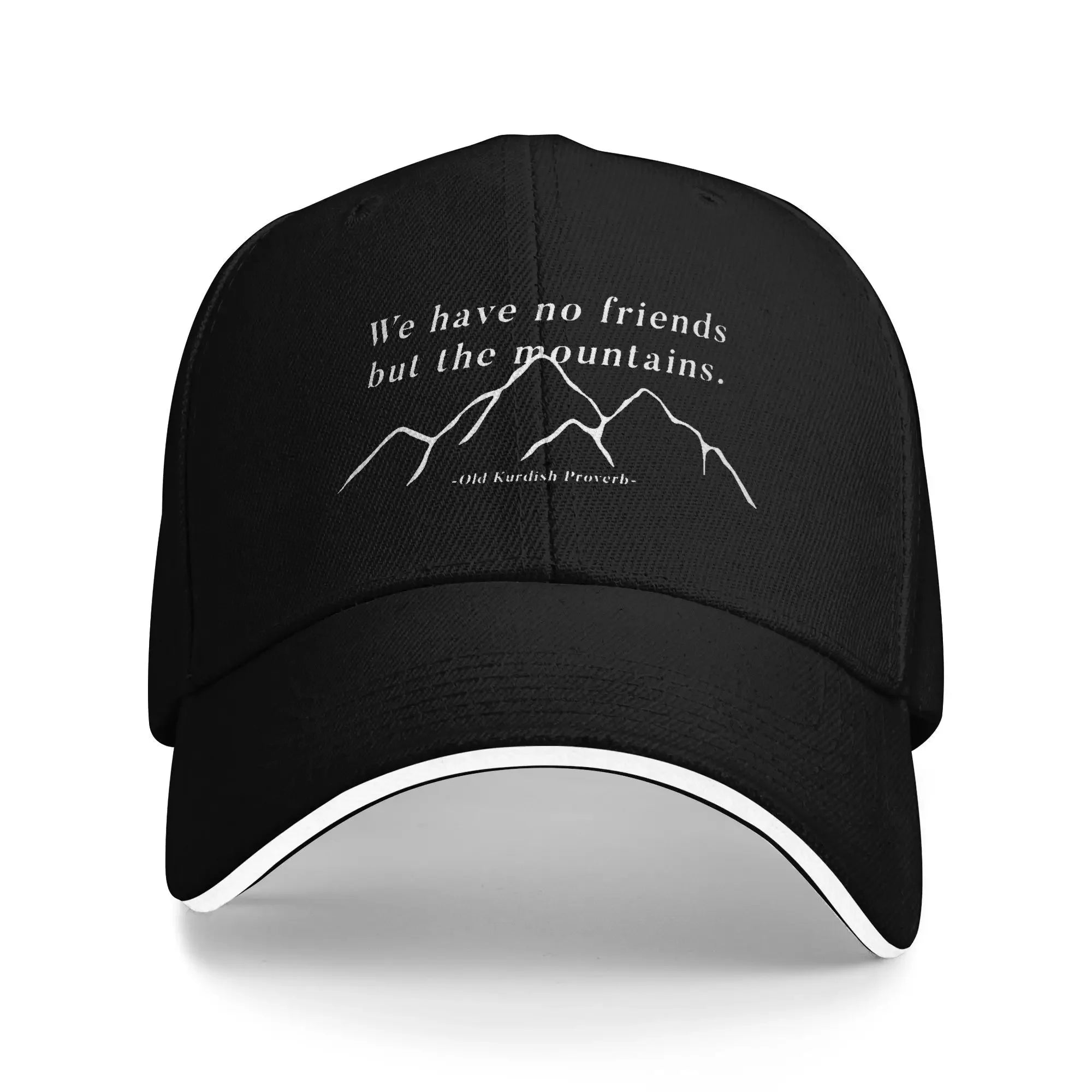 Kurdistan We have no friends but the mountains Baseball Cap