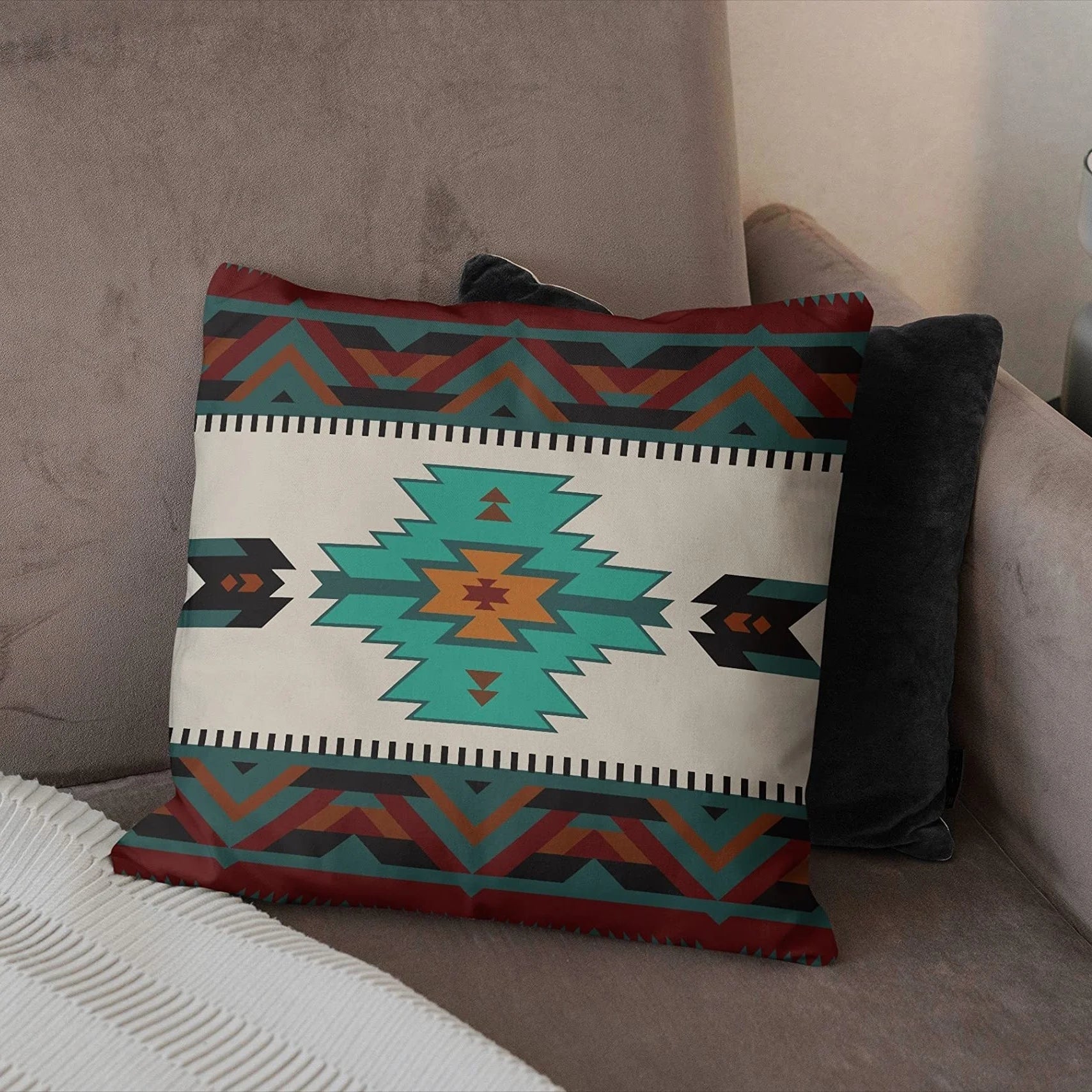 1 set Western Throw Pillow Native American Tribal