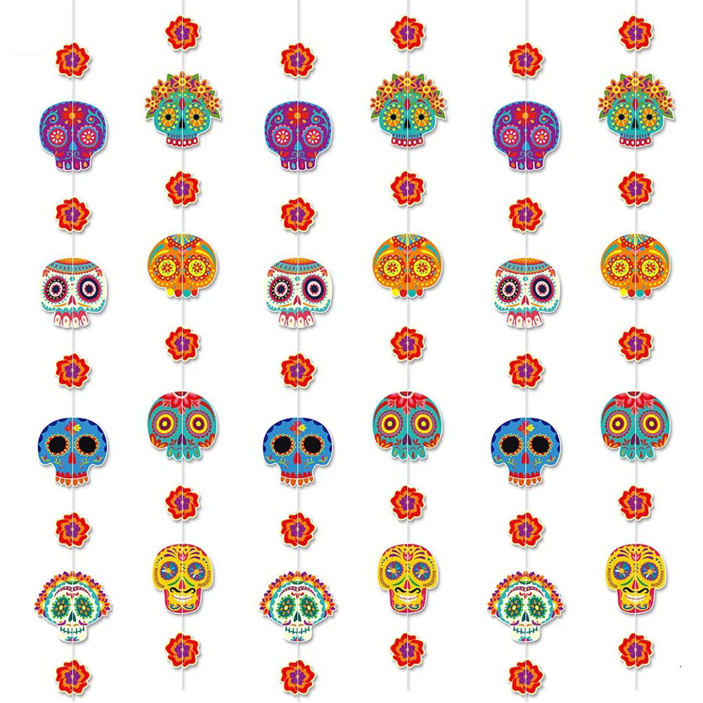 Mexico Day of the Dead Theme Party Hanging Decor