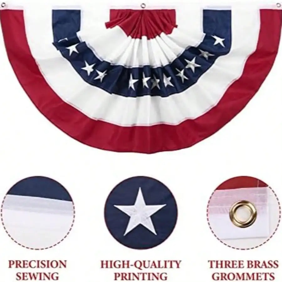 American Fan Bunting For Outside