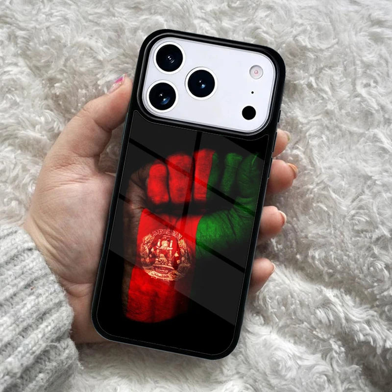 Afghan Flag soft Phone Case For iPhone