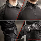 Afghan Flag Design Men's Long Sleeve Combat Uniform