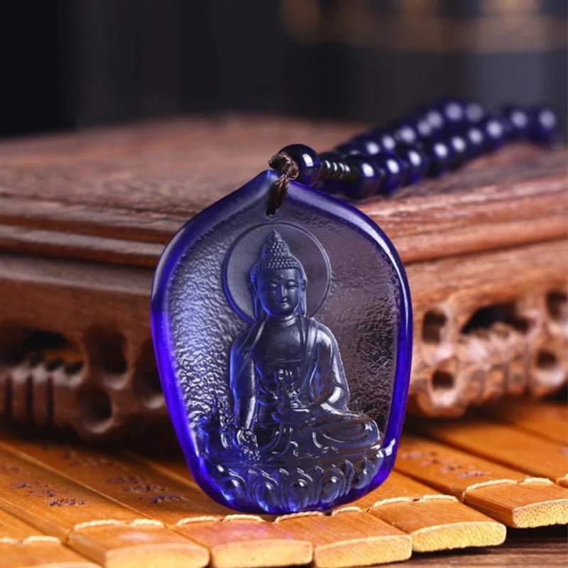Handmade Necklace Nepal Buddhist Mala Stone Beads