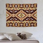 Southwestern Aztec Tapestry Wall Hanging Southwest Native American