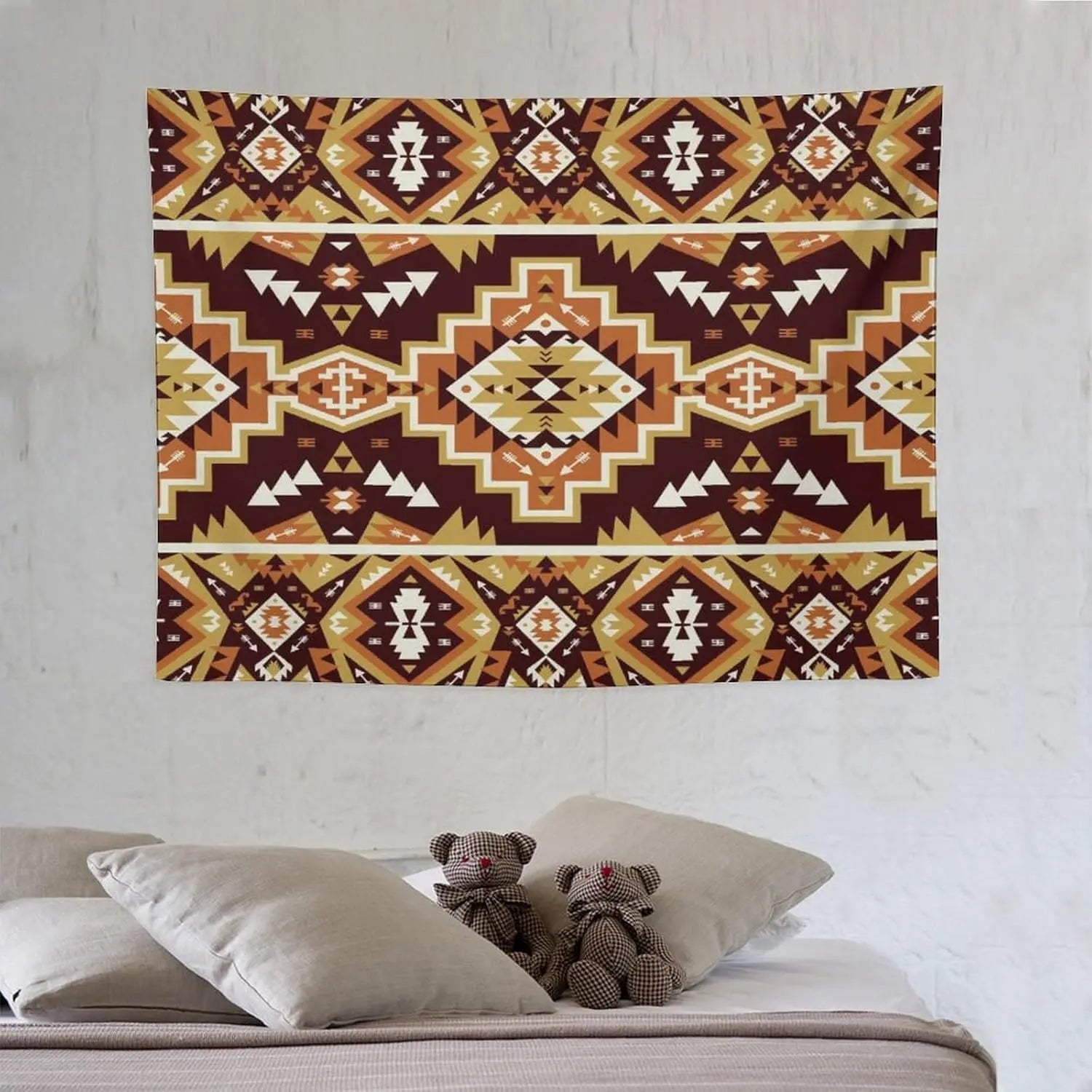 Southwestern Aztec Tapestry Wall Hanging Southwest Native American