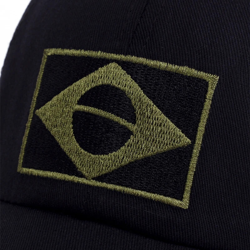 Brazil Flag Camouflage Baseball Cap