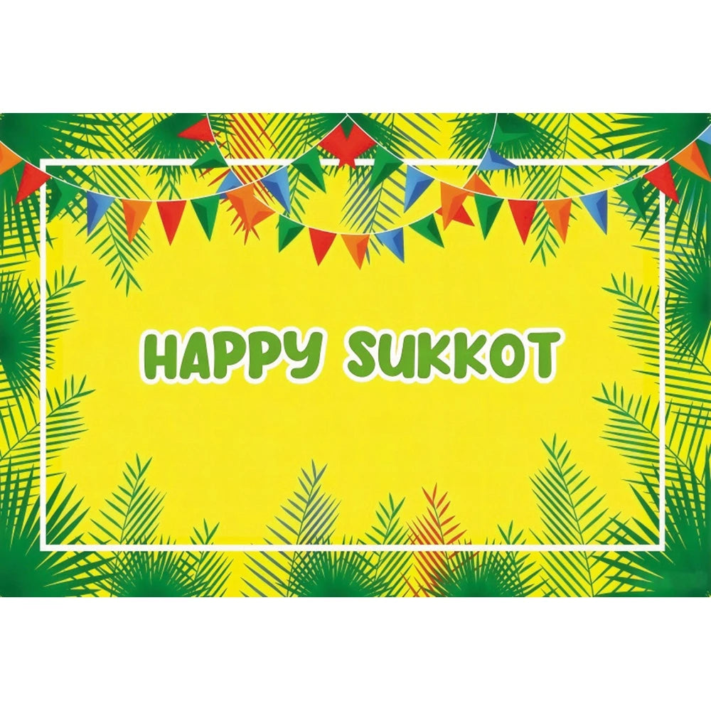 Jewish Collection Festival Rosh Hashanah Hanukkah Party Photo Backdrop