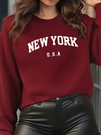 Casual USA & New York Sweatshirt Design
