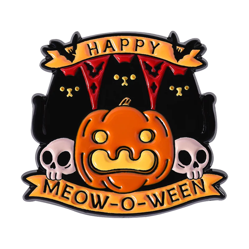 Day Of The Dead, & Halloween Enamel Pins
