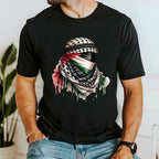 Palestine T Shirt Keffiyeh