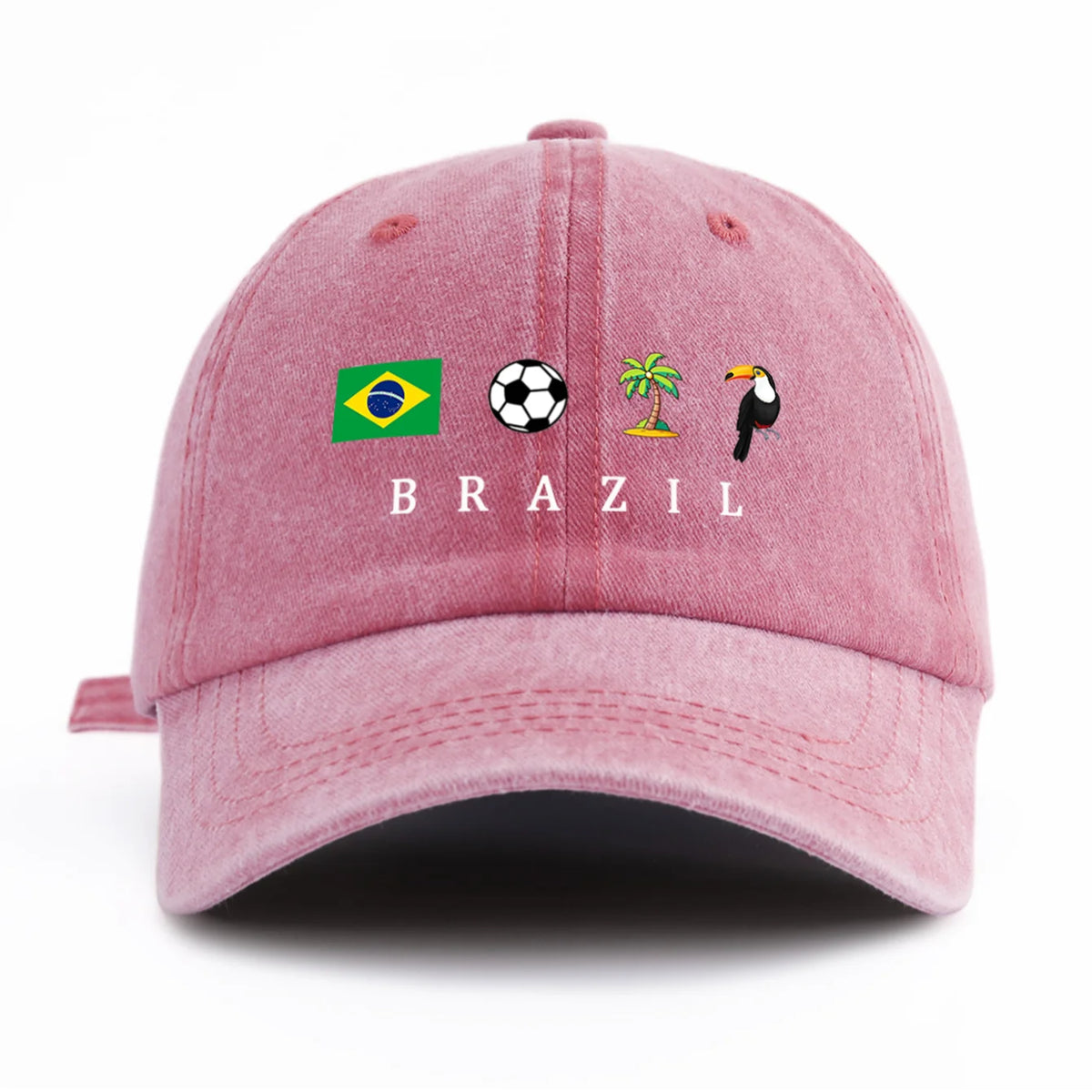 Brazil Flag Embroidered Cap All