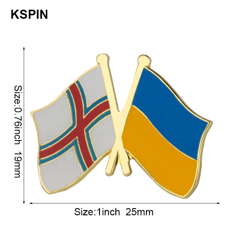 Ukraine Flag Laple Pin Badge