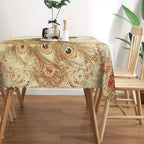 Peacock Pattern Tablecloth