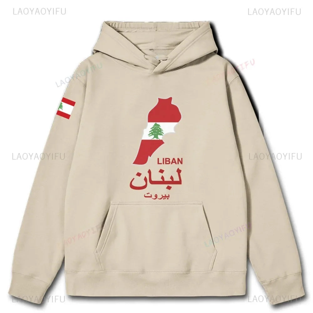 Lebanon Map Hoodie