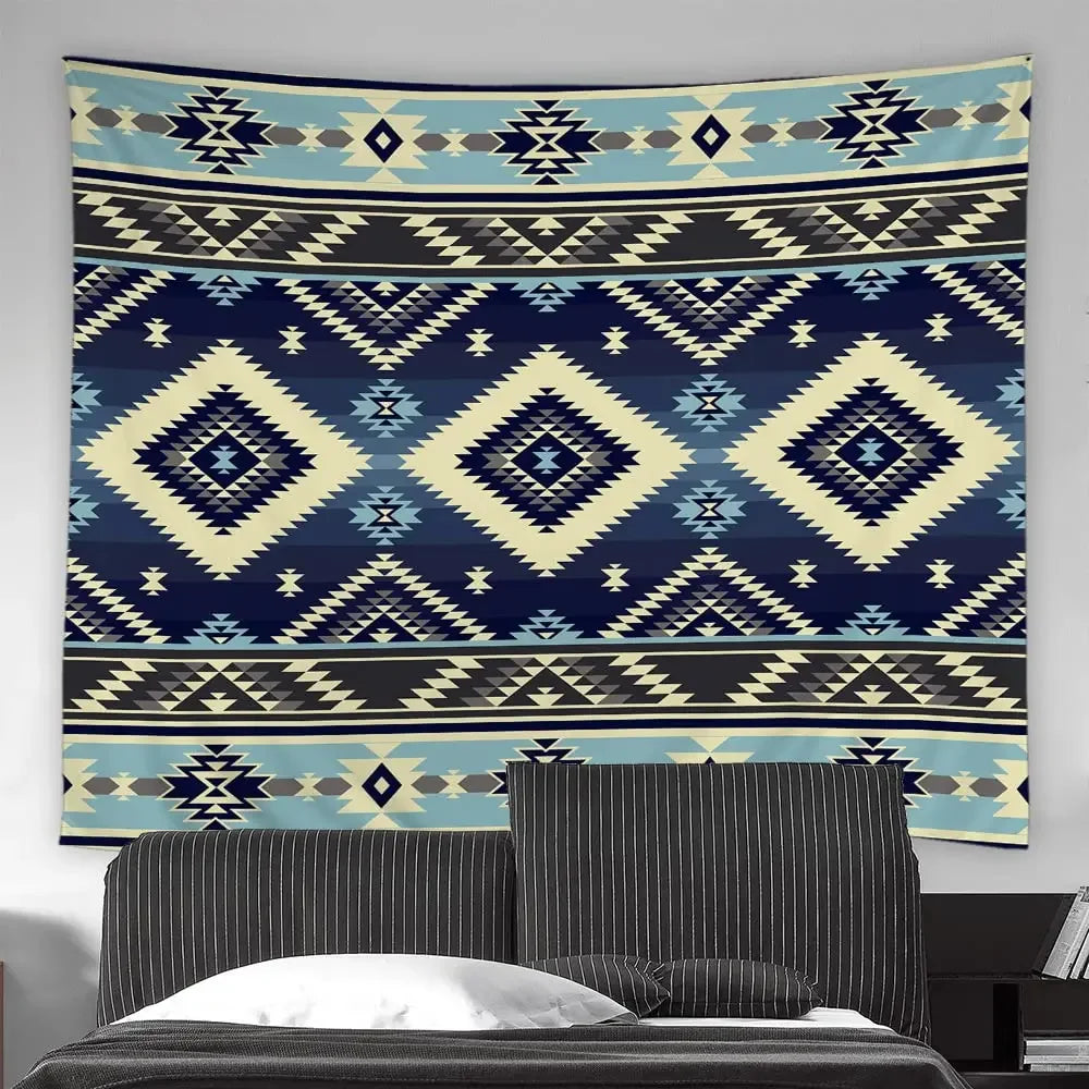 Native Tribal Navajo Vintage Tapestry Wall Hanging Decor